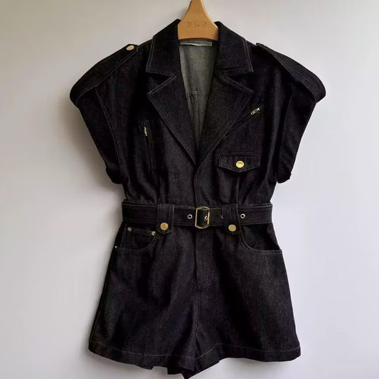 Women's Denim Jumpsuit