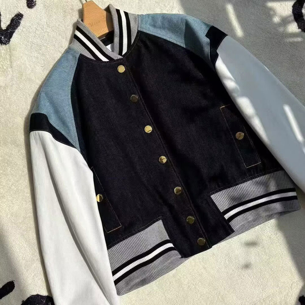 Spring Fashion Casual Color Blocked Jacket
