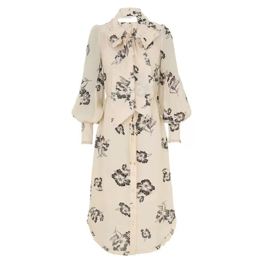 Women's Vacation New Printed Midfield Dress Women's Clothing